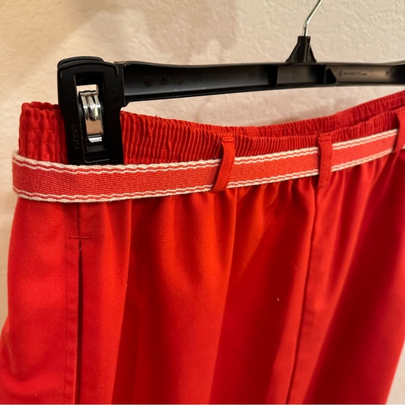 Vintage KORET Red A-line Skirt, Union Made in USA, Size 14 Womens, Elastic Waist - Picture 3 of 10